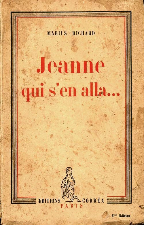 Livrenpoche : Jeanne qui s'en alla - Marius Richard - Livre