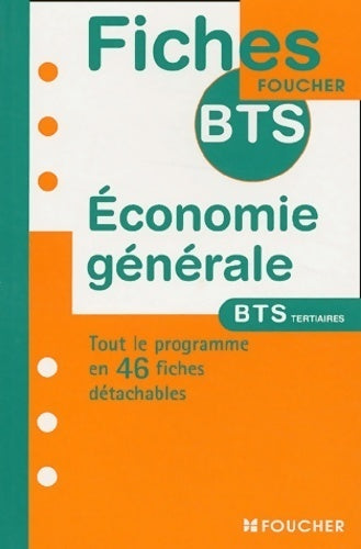 Livrenpoche : Economie générale BTS Tertiaires - Vincent Plouvier - Livre