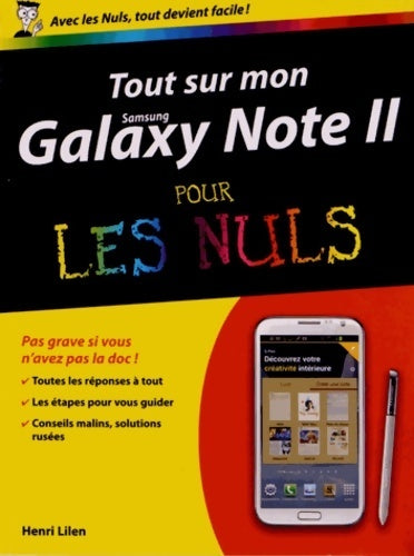 Livrenpoche : Tout sur mon Galaxy note II pour les nuls - Henri Lilen - Livre
