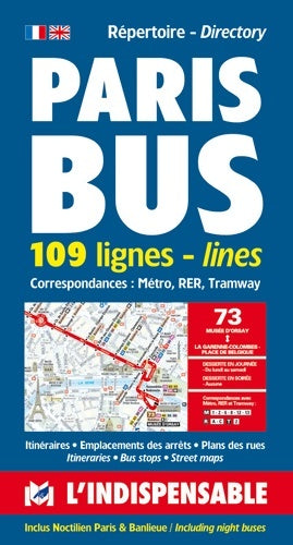 Livrenpoche : Paris bus 109 lignes - Collectif - Livre