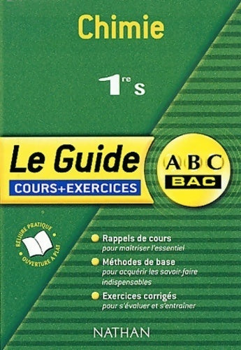 Livrenpoche : Chimie 1ère S - Collectif - Livre
