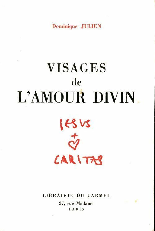Livrenpoche : Visages de l'amour divin - Dominique Julien - Livre