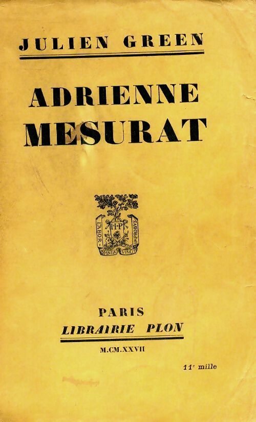 Livrenpoche : Adrienne Mesurat - Julien Green - Livre