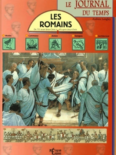 Les romains - Andrew Langley -  Le journal du temps - Livre