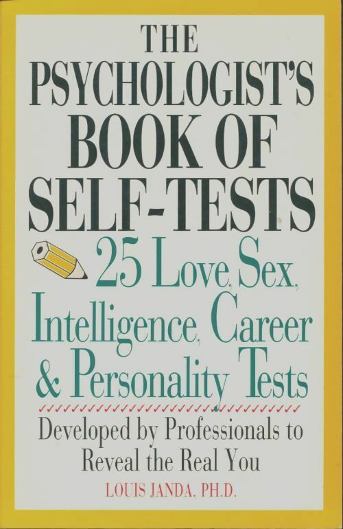 Livrenpoche : The psychologist's book of self-tests - Louis H. Janda - Livre