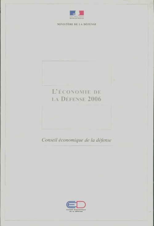 Livrenpoche : L'économie de la défense 2006 - Collectif - Livre