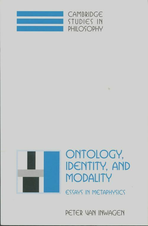 Livrenpoche : Ontology, identity and modality - Van Inwagen - Livre