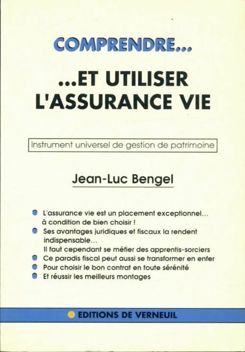 Livrenpoche : Comprendre et utiliser l'assurance vie - Jean-Luc Bengel - Livre