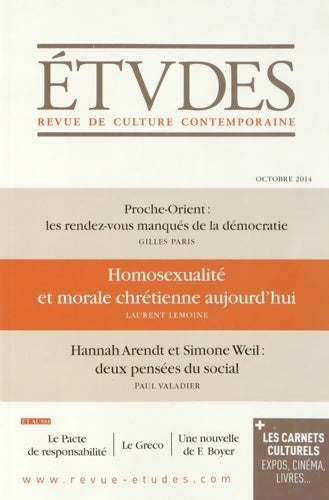 Livrenpoche : Etudes n°4209 - Collectif - Livre