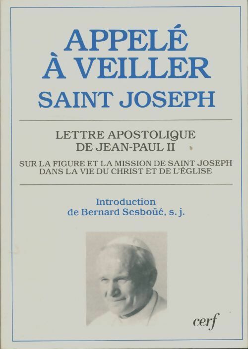 Appelé à veiller - saint Joseph - Collectif -  Cerf GF - Livre