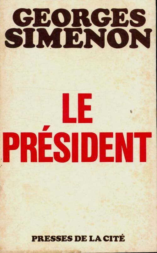 Livrenpoche : Le Président - Georges Simenon - Livre