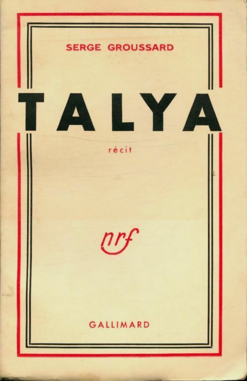Livrenpoche : Talya - Serge Groussard - Livre