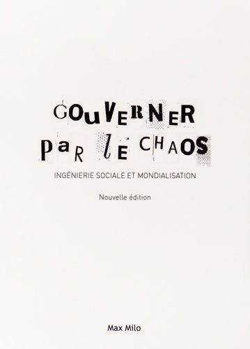 Gouverner par le chaos - Collectif - Livre