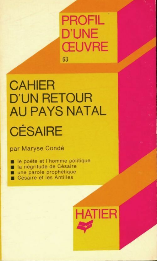 Livrenpoche : Cahier d'un retour au pays natal - Aimé Césaire - Livre