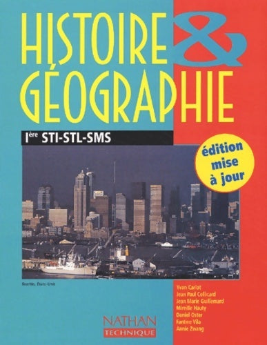 Livrenpoche : Histoire-géographie Premières STI-STL-SMS - Collectif - Livre