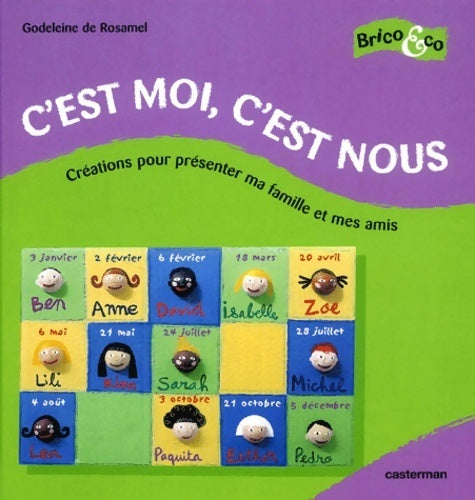 Livrenpoche : C'est moi, c'est nous. Créations pour présenter ma famille et mes amis - Godeleine De Rosamel - Livre