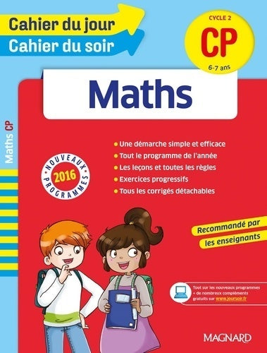 Livrenpoche : Cahier du jour cahier du soir maths CP  - Collectif - Livre