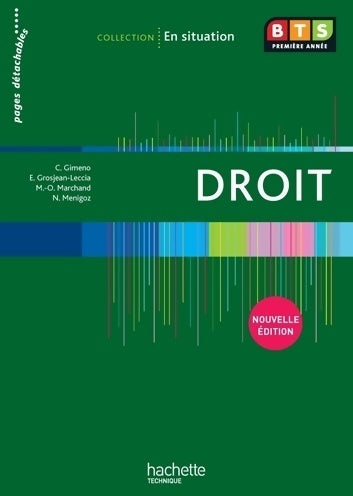 Livrenpoche : Droit BTS 1re année - Corinne Gimeno - Livre
