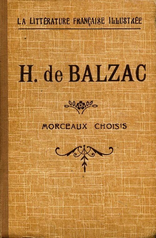 Livrenpoche : Morceaux choisis - Honoré De Balzac - Livre