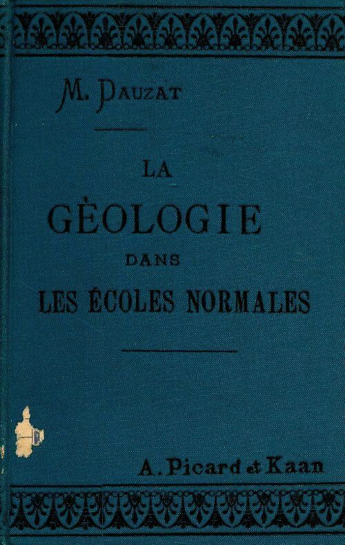 Livrenpoche : La géologie dans les écoles normales - Michel Dauzat - Livre