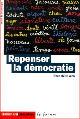 Livrenpoche : Repenser la démocratie - Rose-Marie Lamy - Livre
