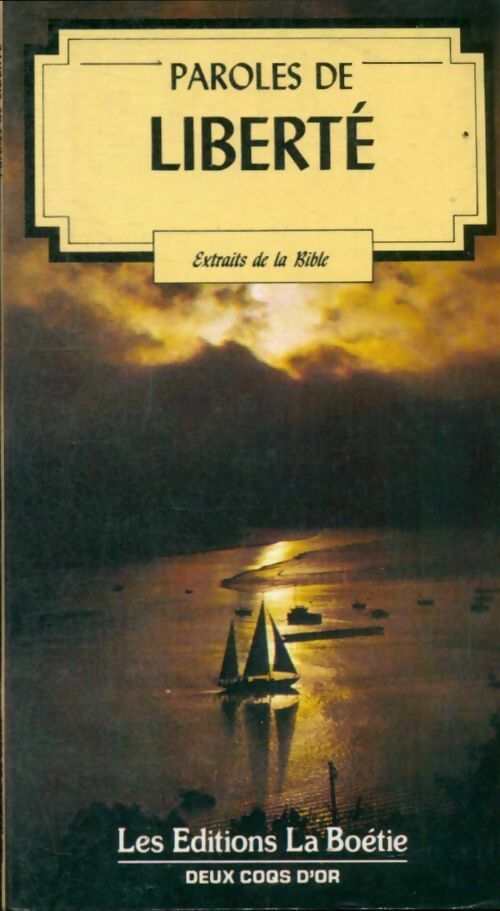 Livrenpoche : Paroles de liberté - Anonyme - Livre