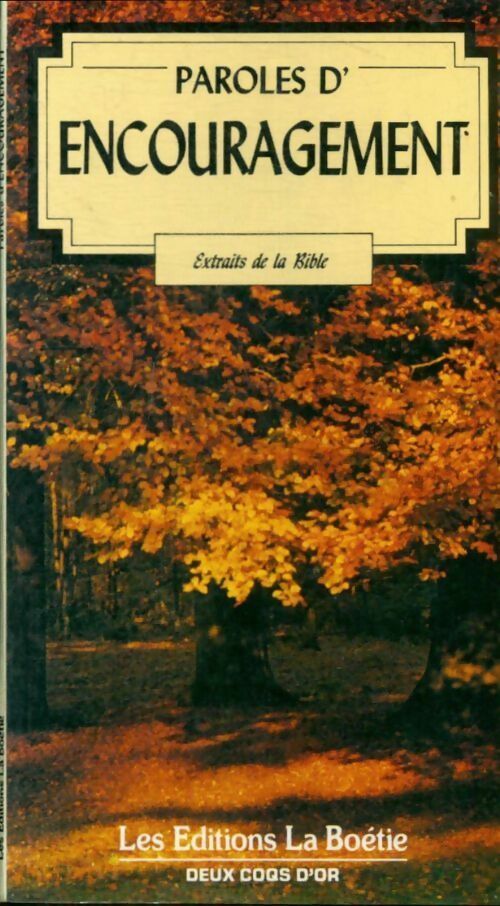 Livrenpoche : Paroles d'encouragement - Collectif - Livre