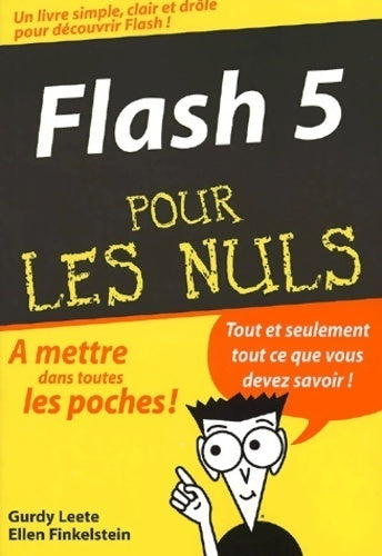 Livrenpoche : Flash 5 pour les nuls - First Interactive - Livre