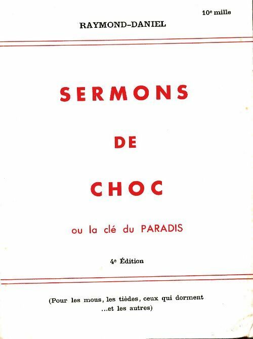Sermons de choc Tome I - Raymond Daniel -  Inconnu poches divers - Livre
