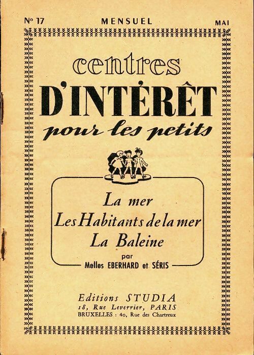 Livrenpoche : Centres d'intérêt pour les petits n°17 : La mer - Melle Eberhard - Livre