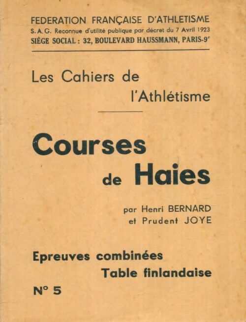 Livrenpoche : Courses de haies - Henri Bernard - Livre