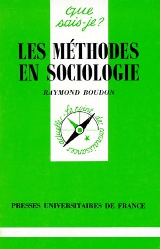 Livrenpoche : Les méthodes en sociologie - Raymond Boudon - Livre