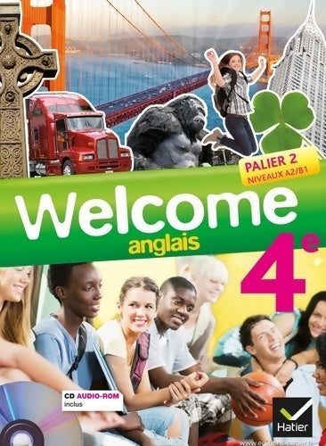 Livrenpoche : Anglais 4e. Palier 2 niveaux A2/B1 - Collectif - Livre