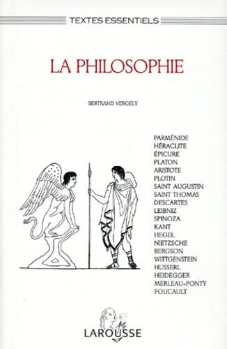Livrenpoche : La philosophie - Bertrand Vergely - Livre