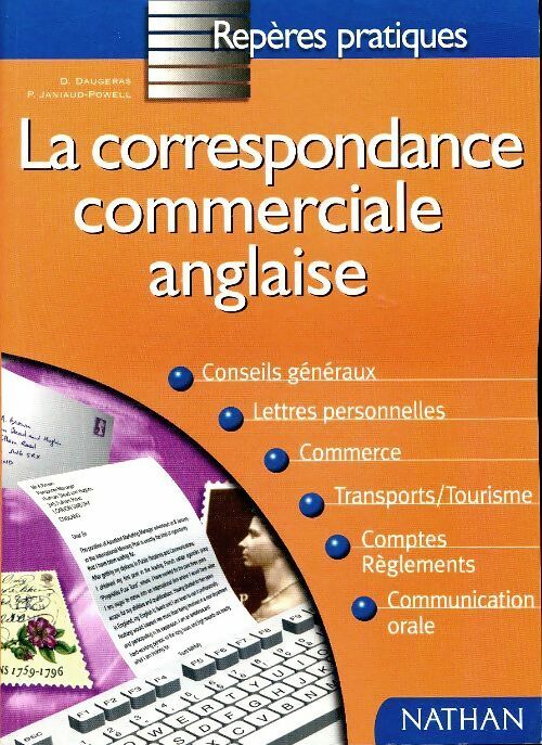 Livrenpoche : La correspondance commerciale anglaise - Dominique Daugeras - Livre
