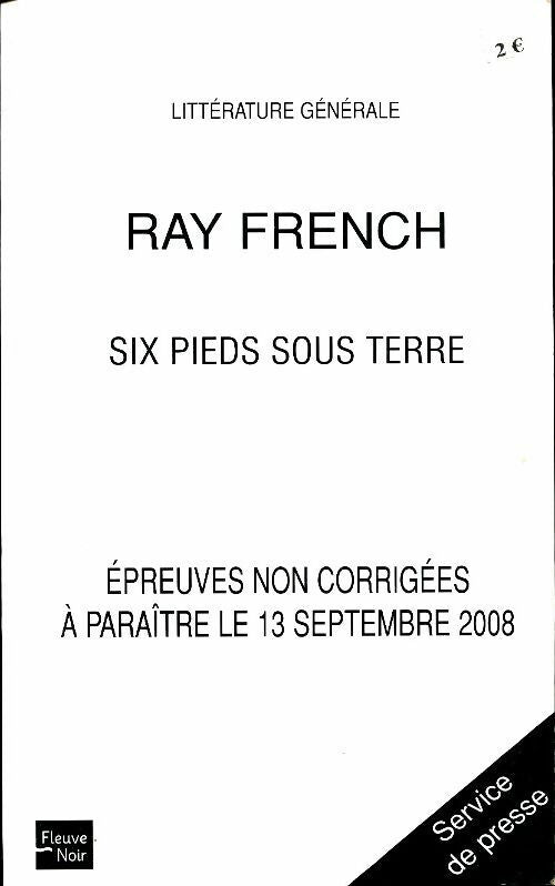Livrenpoche : Six pieds sous terre - Ray French - Livre
