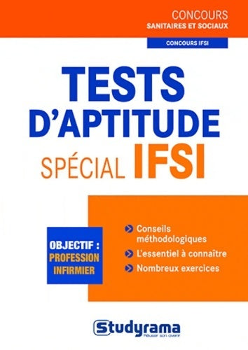 Livrenpoche : Tests d'aptitude spécial IFSI - Stéphanie Jaubert - Livre