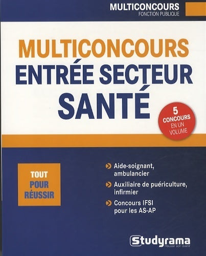 Livrenpoche : Multiconcours entrée secteur santé - Badia Jabrane - Livre