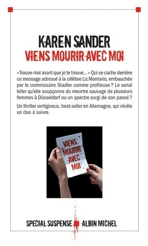 Livrenpoche : Viens mourir avec moi - Karen Sander - Livre