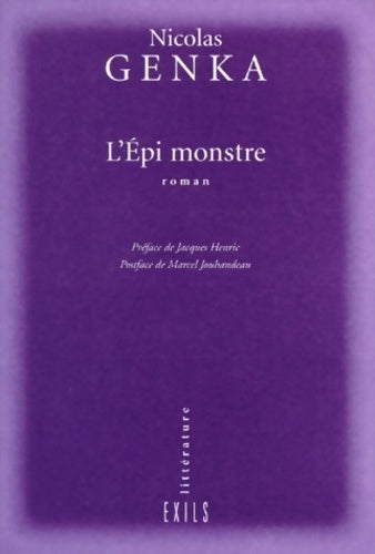 Livrenpoche : L'épi monstre - Nicolas Genka - Livre