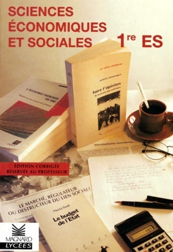 Livrenpoche : Sciences économiques et sociales 1ère ES - Collectif - Livre