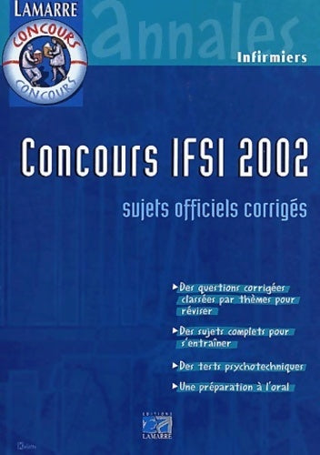 Livrenpoche : Concours IFSI 2002 - Collectif - Livre