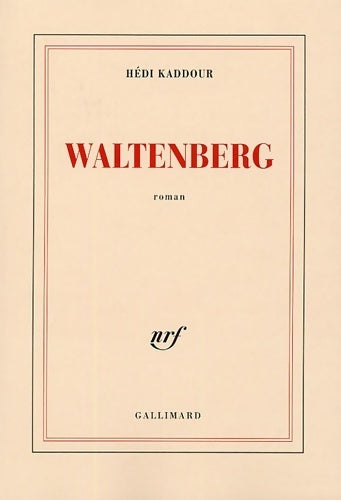 Livrenpoche : Waltenberg - Hédi Kaddour - Livre