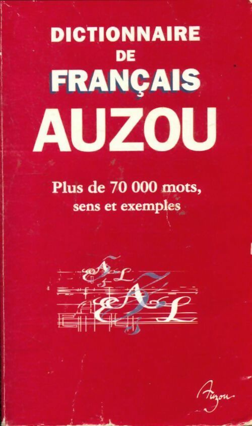Dictionnaire de français - Collectif -  Auzou GF - Livre