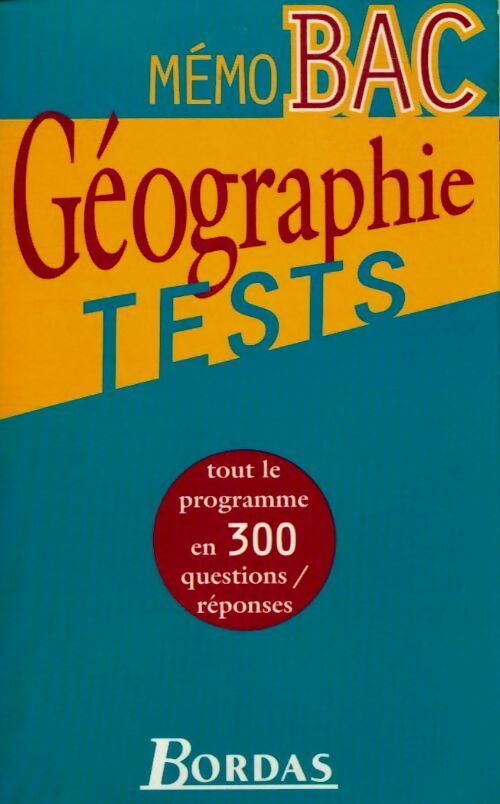 Livrenpoche : Géographie tests - Joël Guedj - Livre