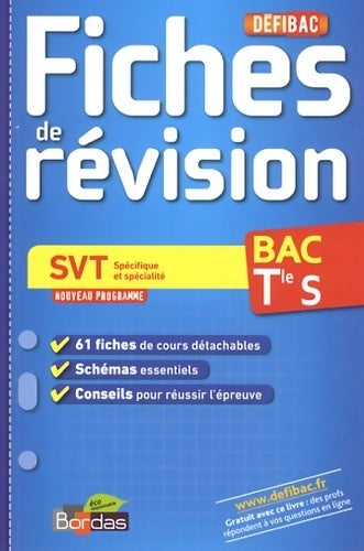 Livrenpoche : SVT Terminale S - Anne-Sophie Caveau - Livre