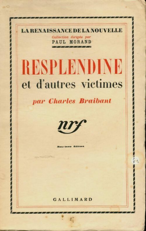 Livrenpoche : Resplendine et d'autres victimes - Charles Braibant - Livre