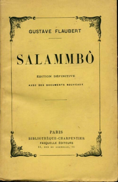 Livrenpoche : Salammbô - Gustave Flaubert - Livre