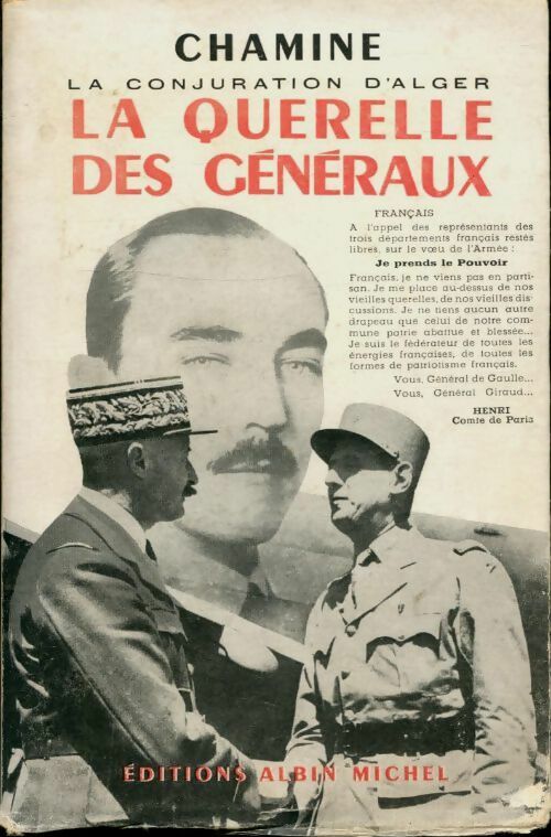 Livrenpoche : La querelle des généraux - Chamine - Livre