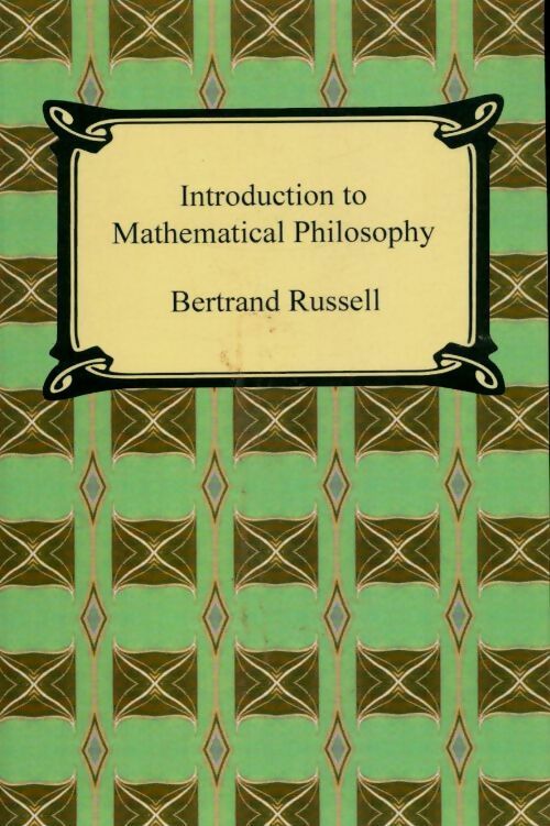 Livrenpoche : Introduction to mathematical philosophy - Bertrand Russell Earl - Livre